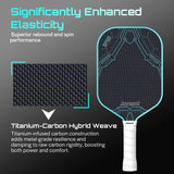 Titanium-Weave PMI-Core Pickleball Paddle - product photo 4