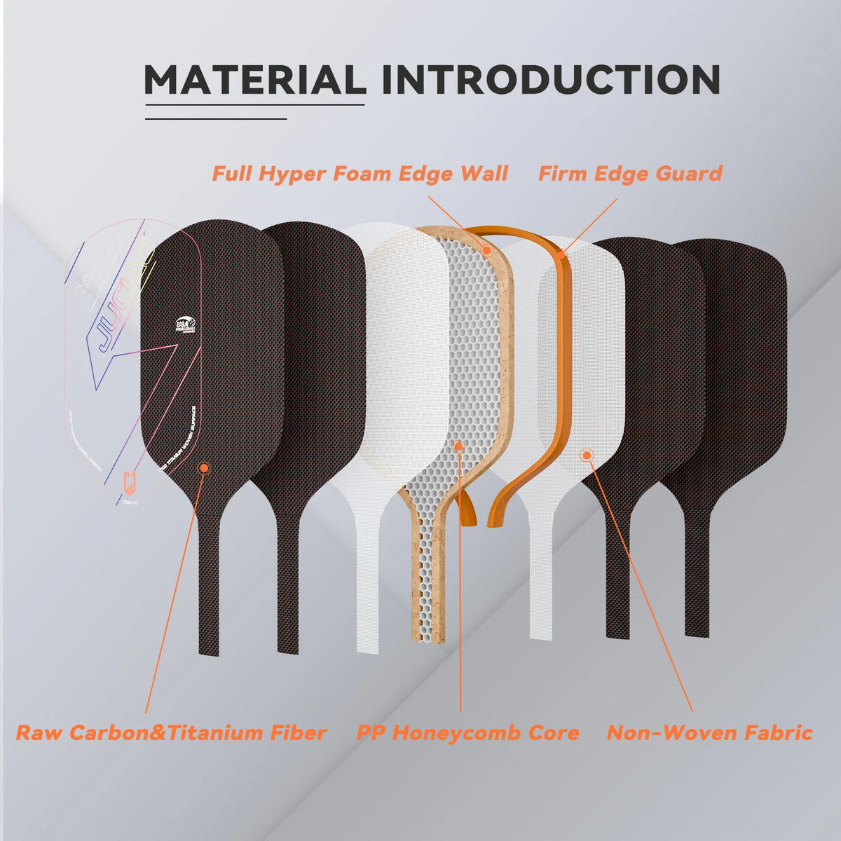 T-Titanium Carbon Pickleball Paddle - product photo 3