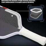 Counterweighted Raw-Carbon Pickleball Paddle - view 3