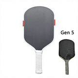 Counterweighted Raw-Carbon Pickleball Paddle - view 5