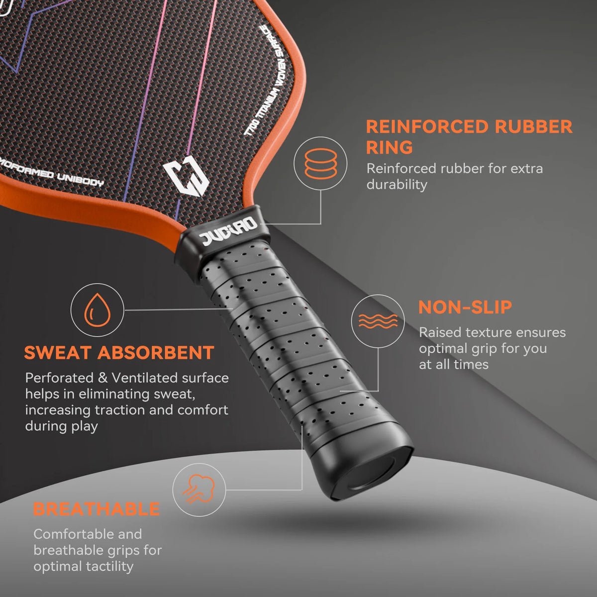 T-Titanium Carbon Pickleball Paddle - product photo 4