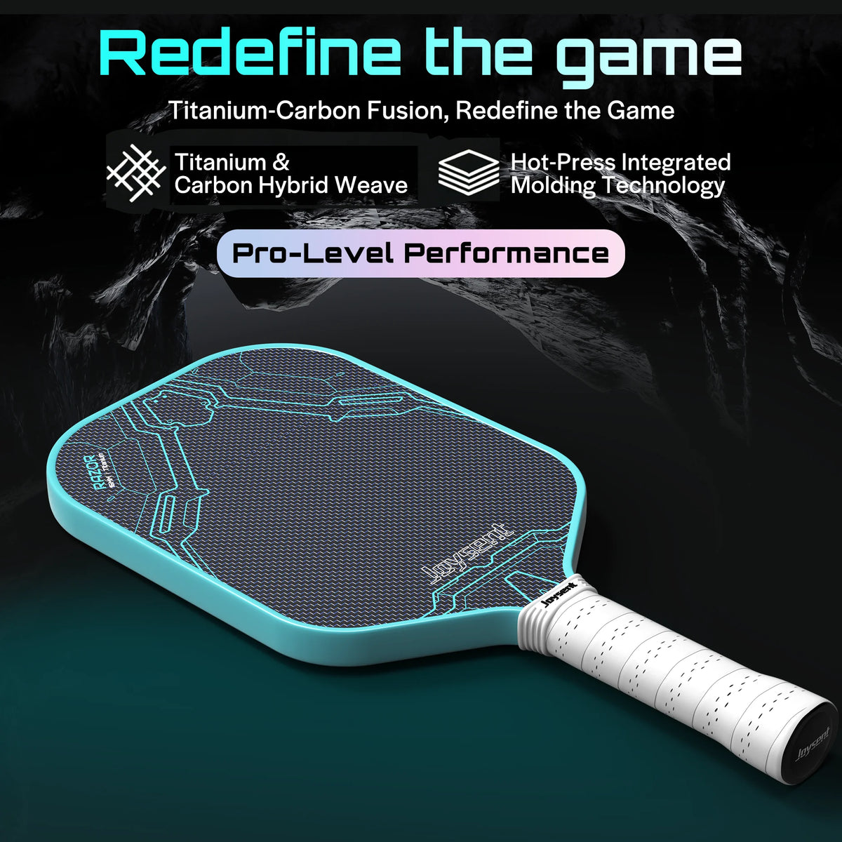 Titanium-Weave PMI-Core Pickleball Paddle - product photo 2