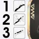 Laser-Finish Paddle Edge Tape - view 3
