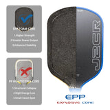 J2CR Foam-Core Pickleball Paddle - product photo 1