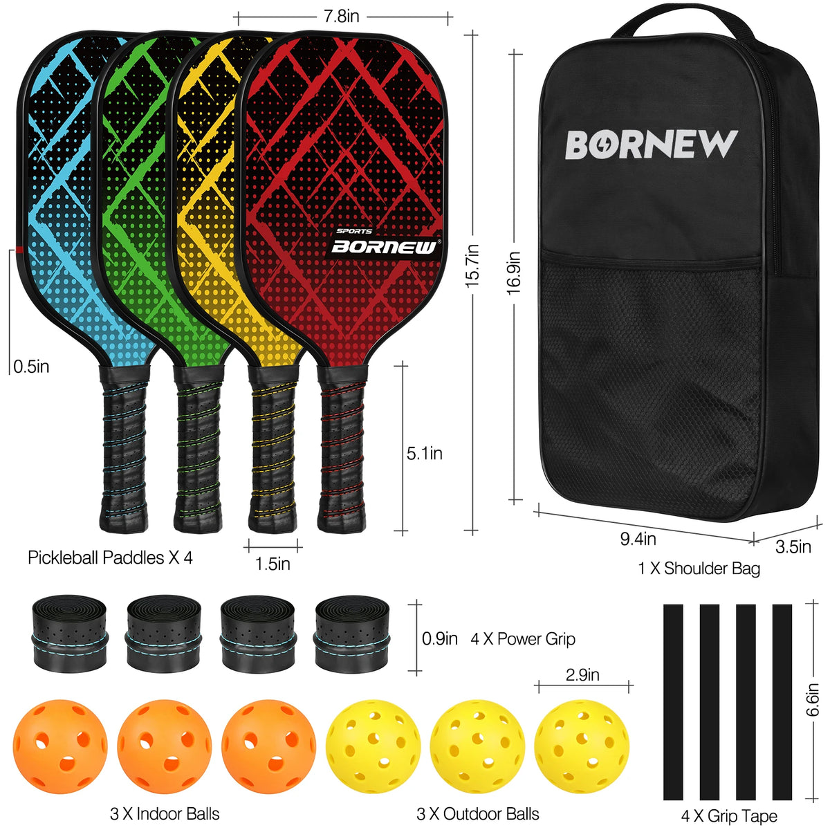 Four-Player Pickleball Set - view 2