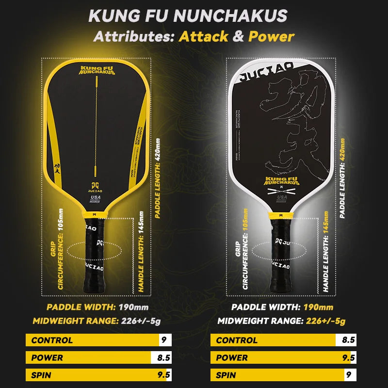 Bold-Texture Gen-3 Pickleball Paddle - product photo 5